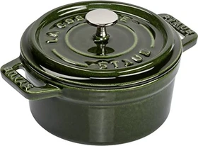 Zwilling Staub Mini-Cocotte Schmortopf rund 10cm 250ml basilikumgrün