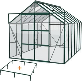 Vitavia Uranus 9900 ESG 3mm Gewächshaus smaragd