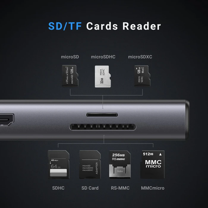 Ugreen Revodok Pro 109, USB-C 3.1 [Stecker]