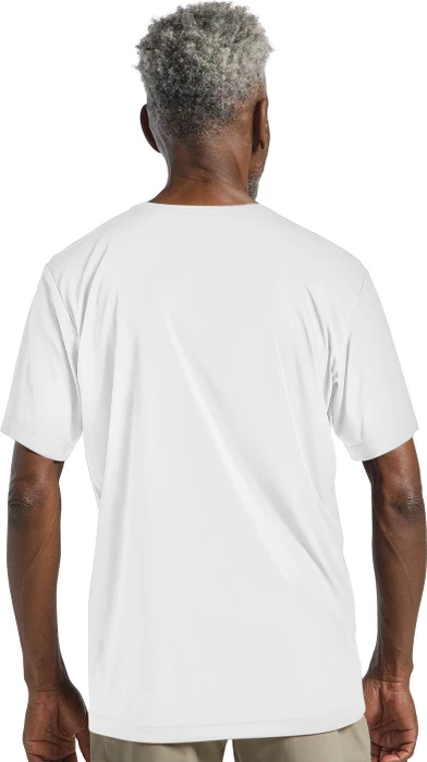 Jack Wolfskin Peak Graphic Funktionsshirt kurzarm new mountain stark white (Herren)