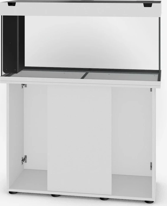 Juwel Rio 180 LED Aquarium-Set mit Unterschrank, weiß/weiß, 180l