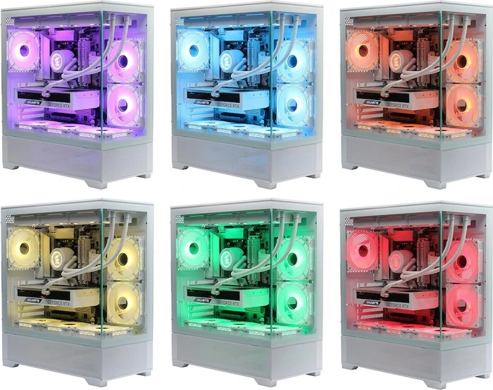 Hyrican Gamemax Ice 7337, Ryzen 7 7800X3D, 32GB RAM, 2TB SSD, GeForce RTX 4070 Ti