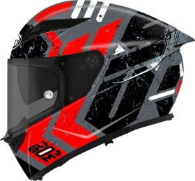 Suomy Stellar 2 Entropy matt grau/schwarz/rot