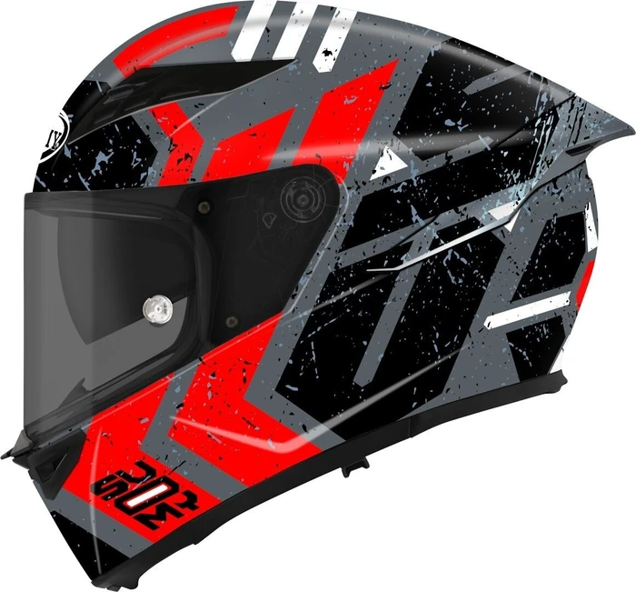 Suomy Stellar 2 Entropy matt grau/schwarz/rot