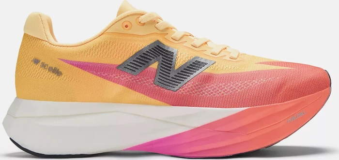 New Balance FuelCell SuperComp Elite v5 tangerine heat/white peach/pink heat (Damen)