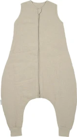 Meyco Pre-Washed Musselin Jumper Schlafsack Gr.104, 2TOG, 36M-5J sand