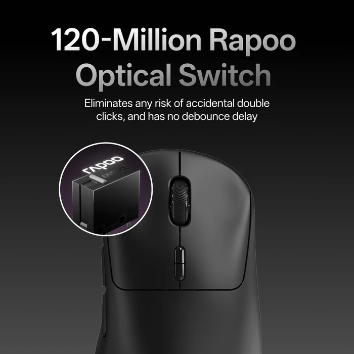 Rapoo VT3 Max Gen-2 8K Wireless Gaming Mouse schwarz, USB