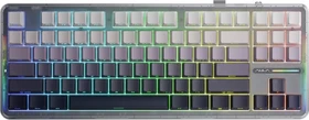 Aula F87 Wireless, Gradient Grey, LEDs RGB, hot-swap, LEOBOG Space Crystal, USB/Bluetooth, US