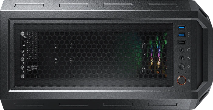 Cougar MX440-G RGB, Glasfenster