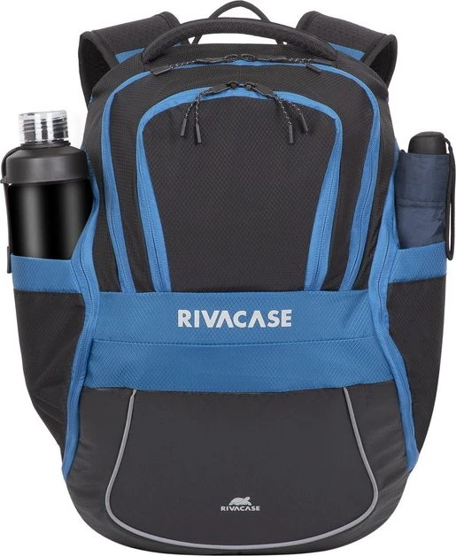 RivaCase 5225 Mercantour ECO 15.6" Laptop-Rucksack, schwarz/blau