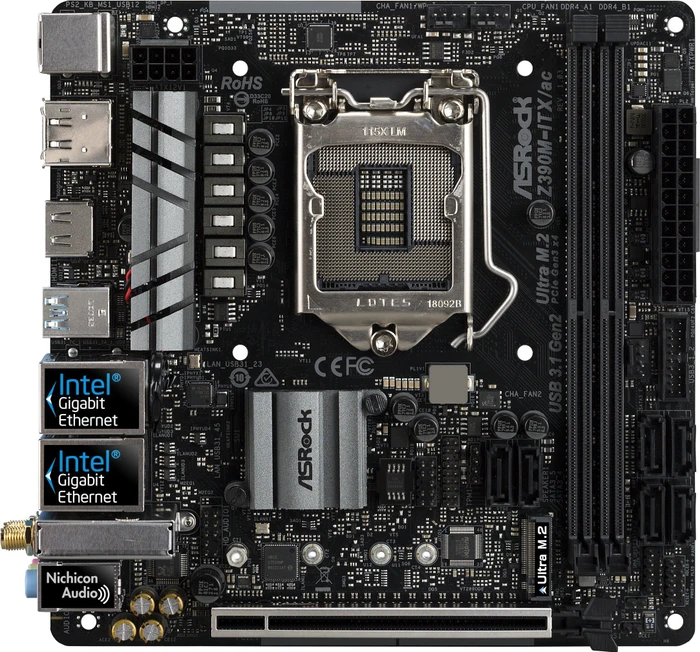 ASRock Z390M-ITX/ac (Intel 1151 v2)