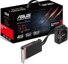 ASUS Radeon R9 Fury X, R9FURYX-4G, 4GB HBM, HDMI, 3x DP