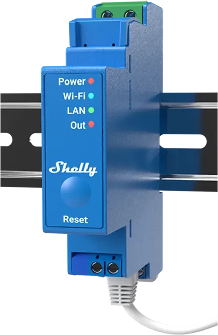 Shelly Pro 1, DIN-Schienen-Schaltmodul, 1-Kanal, Schaltaktor