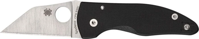 Spyderco Microjimbo Taschenmesser silver plain/black g10