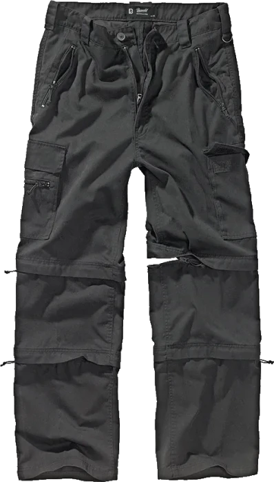 Brandit Savannah Zip-Off Hose lang schwarz (Herren)