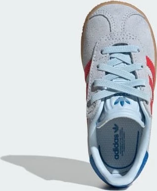 adidas Gazelle Comfort Closure Elastic Laces crystal sky/semi lucid red/blue bird (Junior)