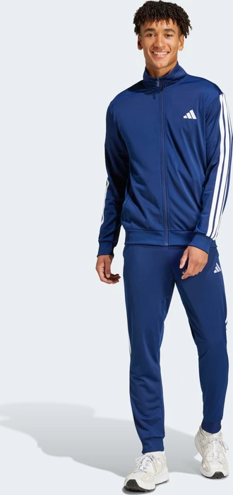 adidas Basic 3-Streifen Tricot Trainingsanzug dark blue (Herren)