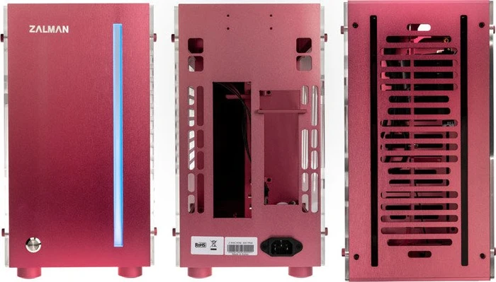 Zalman Z-Machine 300 pink, Acrylfenster, Mini-ITX