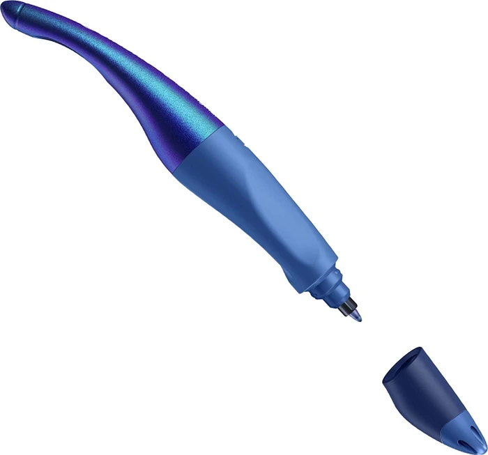STABILO EASYoriginal Tintenroller (Mine) holograph blau/blau, Linkshänder