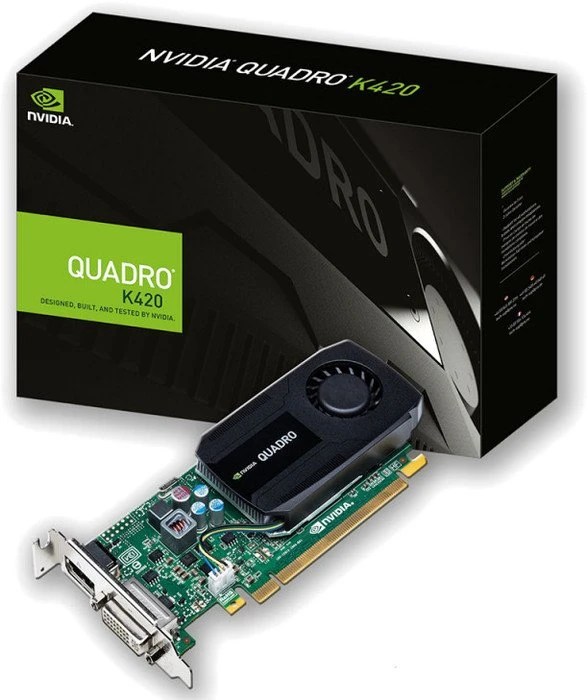 PNY Quadro K420, 2GB DDR3, DVI, DP