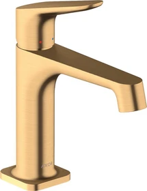 Hansgrohe Axor Citterio M 100 Waschbeckenarmatur mit Ablauffernbedienung brushed brass