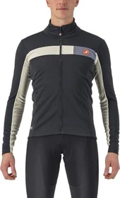 Castelli Mortirolo 6S Fahrradjacke light black/chalk/silver reflex (Herren)