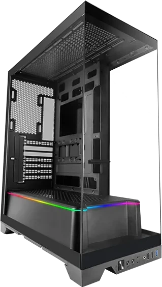 Mars Gaming MC-Prisma Black, Glasfenster