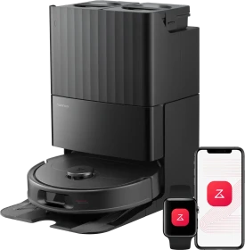 Roborock QV 35A Saug-/Wischroboter schwarz inkl. Absaug-/Reinigungsstation