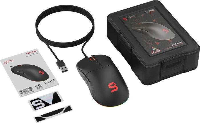 Endorfy SilentiumPC SPC Gear GEM Plus, schwarz, USB