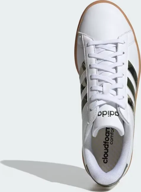 adidas Grand Court 2.0 cloud white/olive strata/putty grey