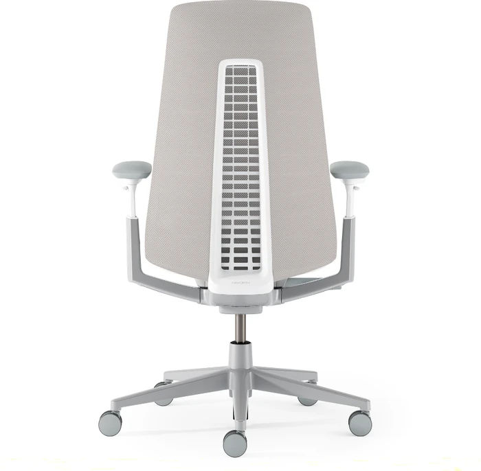 Haworth Fern Bürostuhl, Rahmen snow, beige