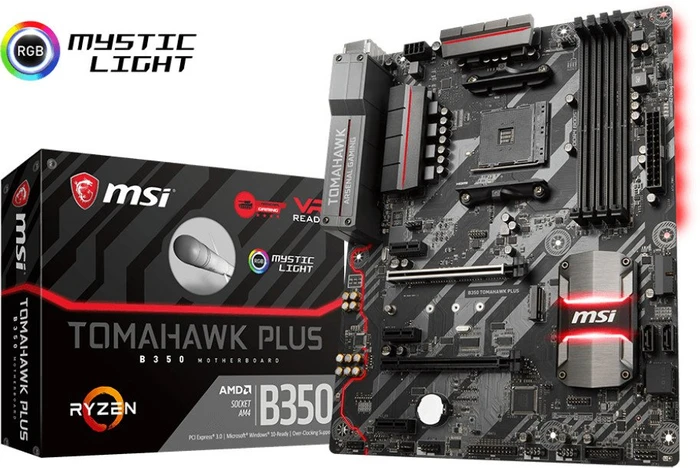 MSI B350 Tomahawk Plus (AMD AM4)