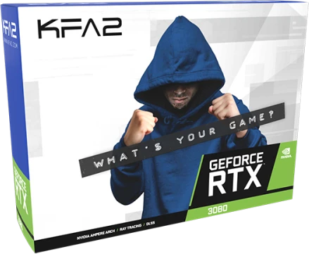 KFA2 GeForce RTX 3080 EX Gamer (1-Click OC) LHR, 12GB GDDR6X, HDMI, 3x DP