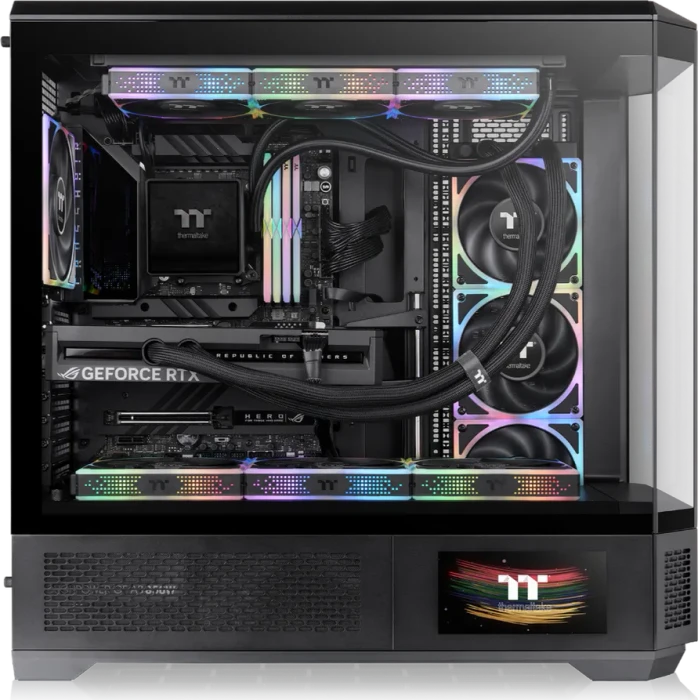 Thermaltake View 600 TG ARGB Black, schwarz, Glasfenster
