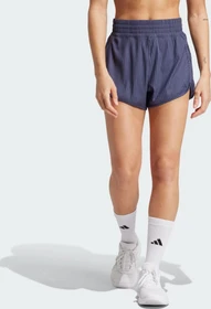 adidas Pacer All Gym Seasonal Rib High-Rise Tonal 3-Streifen Shorts shadow navy (Damen)