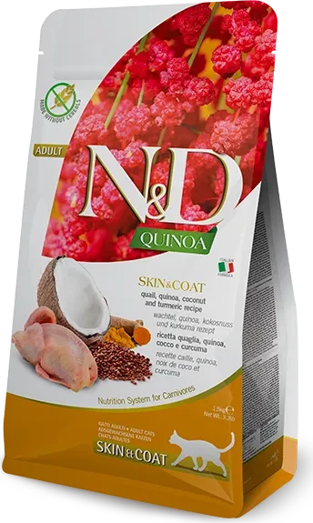 Farmina N&D Quinoa, Skin & Coat Wachtel & Kokosnuss Adult, 1.50kg