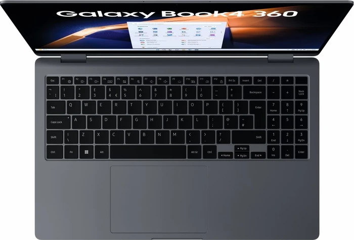 Samsung Galaxy Book4 360, Moonstone Gray, Core 5 120U, 16GB RAM, 512GB SSD, DE