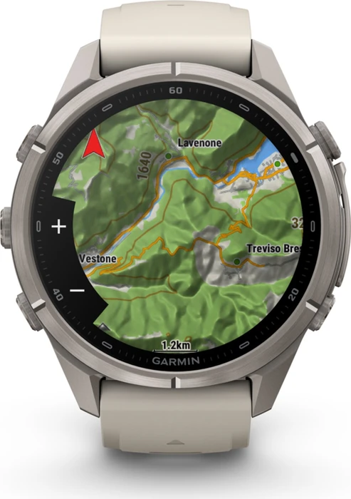 Garmin Fenix 9 Pro inReach 43mm titanium/fog grey-dark sandstone