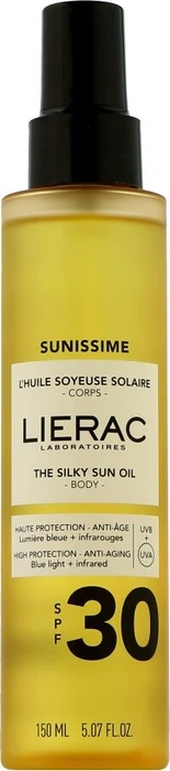 Lierac Sunissime The Silky Sun Oil Body LSF30, 150ml
