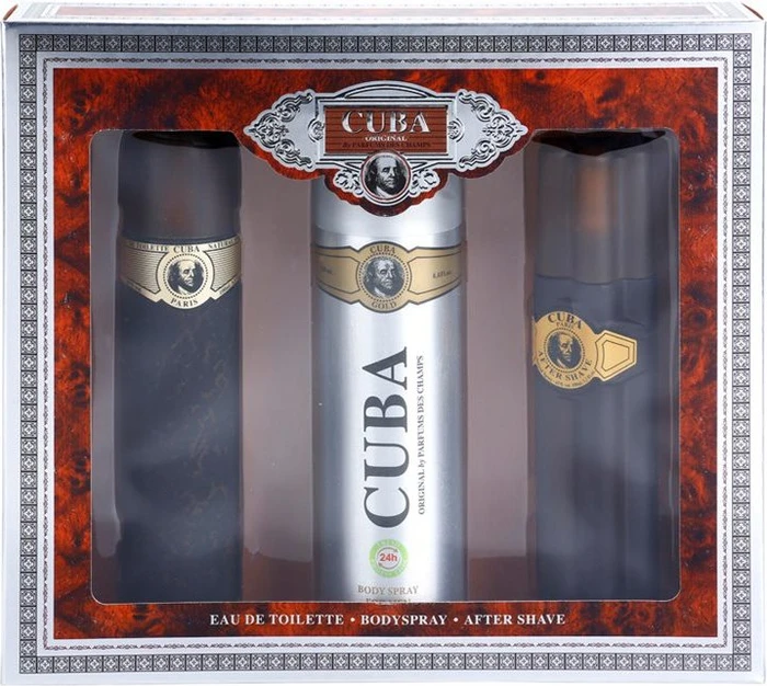 Cuba Gold EdT 100ml + Aftershave 100ml + Deodorant 150ml Duftset