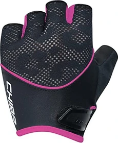 Chiba Gel Fahrradhandschuhe schwarz/pink (Damen)