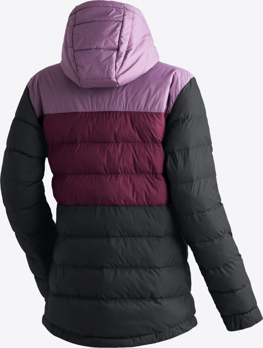 Maier Sports Lomnica Jacke black/berry p/cherry wine (Damen)