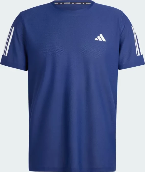 adidas Own the Run Laufshirt kurzarm dark blue (Herren)