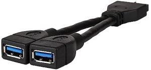 SilverStone CP09 extern/intern USB 3.0-Konverter Kabel