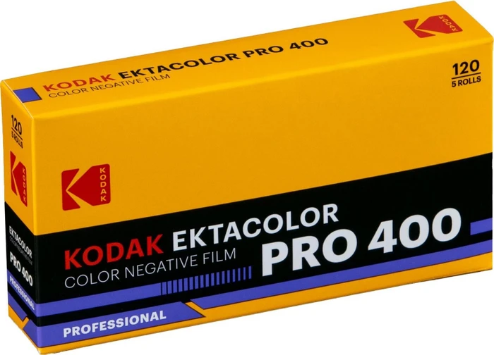 Kodak Ektacolor Pro 400 120 Farb-Negativfilm 5er Pack
