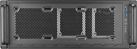 SilverStone RM45-360, Rackmount Storage, grau/schwarz, 4HE, ATX