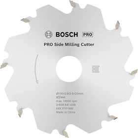 Bosch Professional PRO Fräserblatt 8Z, 105x4x20mm, 1 Stück