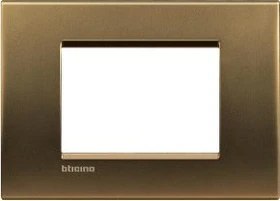 Bticino Livinglight Abdeckrahmen 1-fach, bronze
