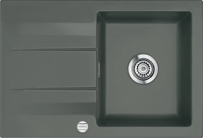 systemceram Genea 75 Einbau Becken reversibel mit Ablauffernbedienung lava