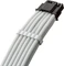 CableMod Universal Pro ModMesh, 12V-2x6 Kabel, StealthSense, natives 12V-2x6 Kabel, 1x 16-Pin PCIe 5.1 Stecker auf 16-Pin PCIe 5.1 Stecker, 90°, Variante A, weiß, 60cm Vorschaubild